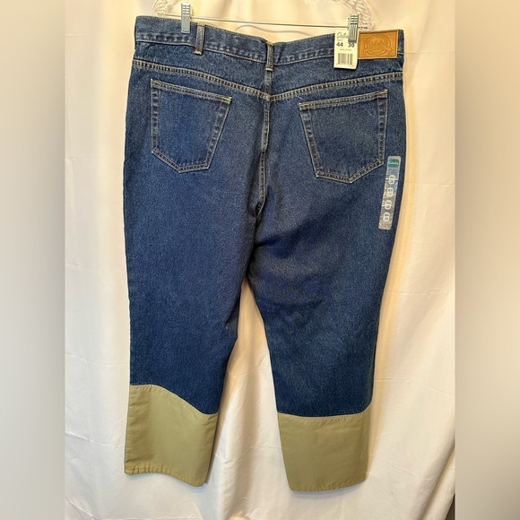 NWT Cabela’s Jeans Mens 44x30 Indigo Dark Stone Hiking Faced Upland Jeans - Picture 7 of 11